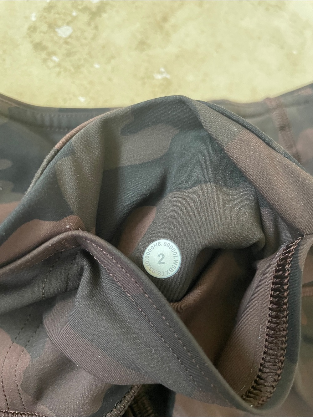 lululemon athletica Women's Camo Fast and Free Leggings size 2 - Picture 4 of 4
